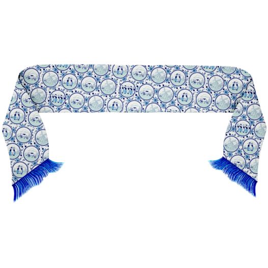 Sjaal Delfts Blauw Holland 