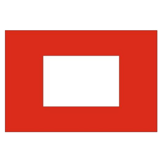 Sleepvlag 70x100cm Finishvlag rood