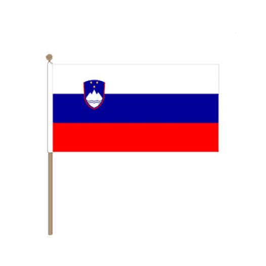 Zwaaivlag Slovenie 15x22,5cm | stof