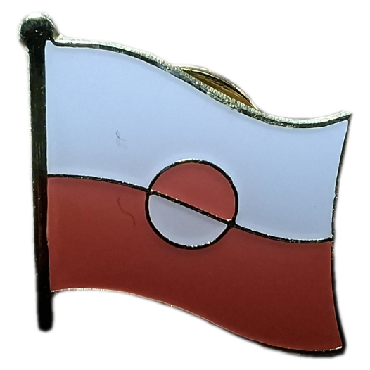 Broche / Speldje vlag Groenland