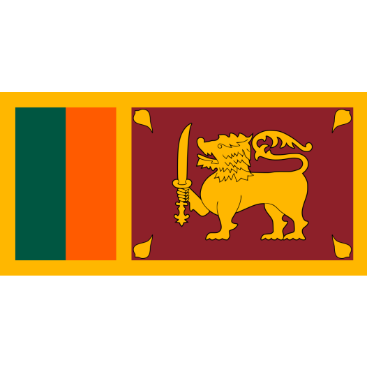 Tafelvlag Sri Lanka 10x15cm