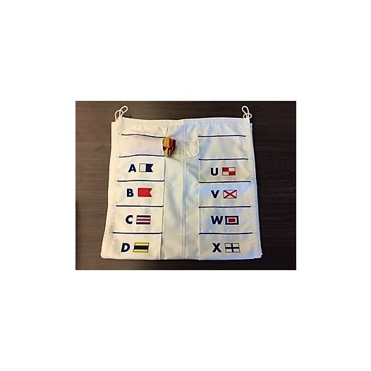 Tas voor complete set seinvlaggen | 30x45cm
