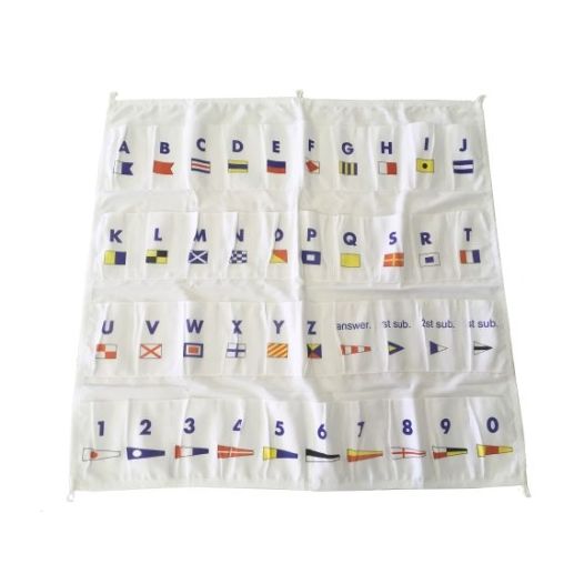Tas voor complete set seinvlaggen | 50x70cm