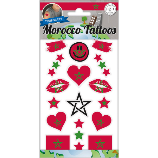Tattoo Marokko 12 stuks