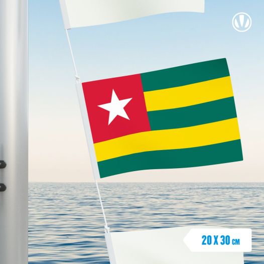 Vlaggetje Togo 20x30cm