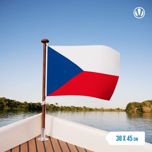 Tsjechische vlag 30x45cm