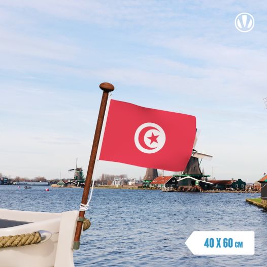 vlag Tunesië 40x60cm