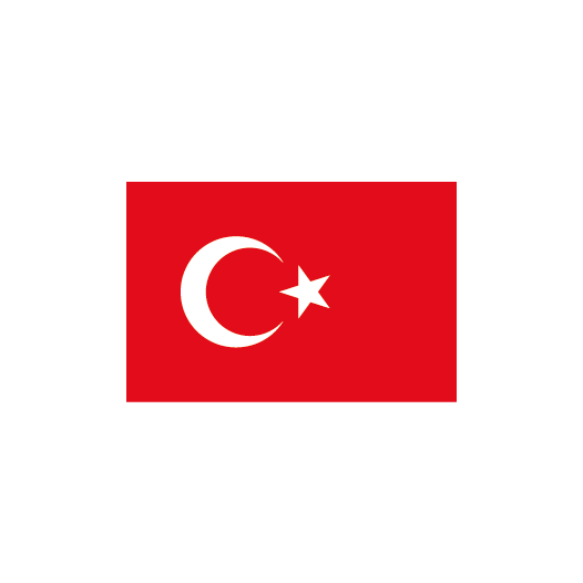 Autosticker Turkije 10.5x7cm
