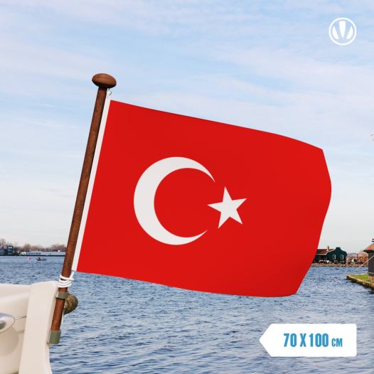 Turkse vlag | vlaggen Turkije 70x100cm gevelvlag