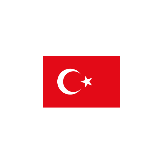 Vlag Turkije 30x45cm
