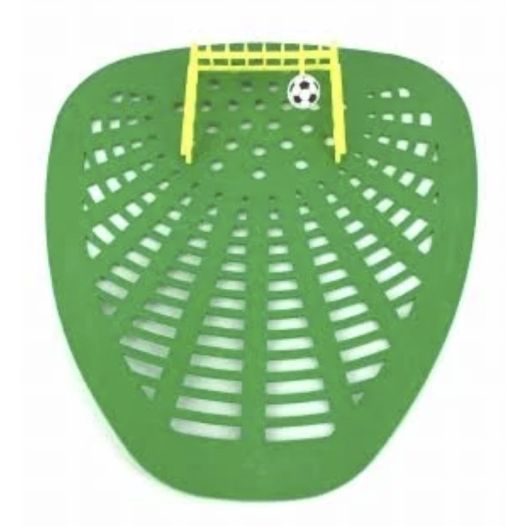 Urinoirmatjes met voetbal doel