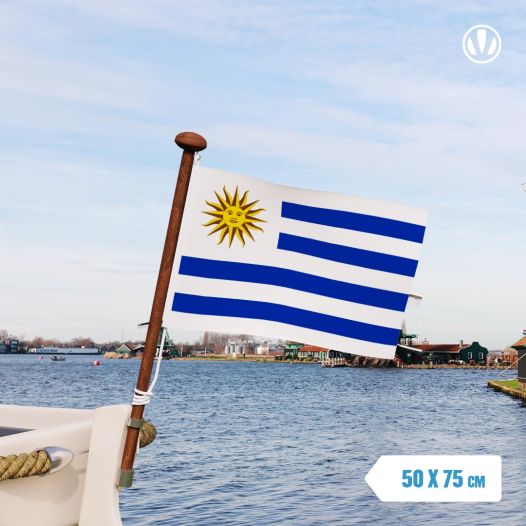 Vlag Uruguay 50x75cm