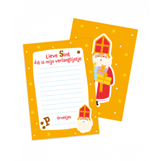 Verlanglijstje Sinterklaas 6 stuks
