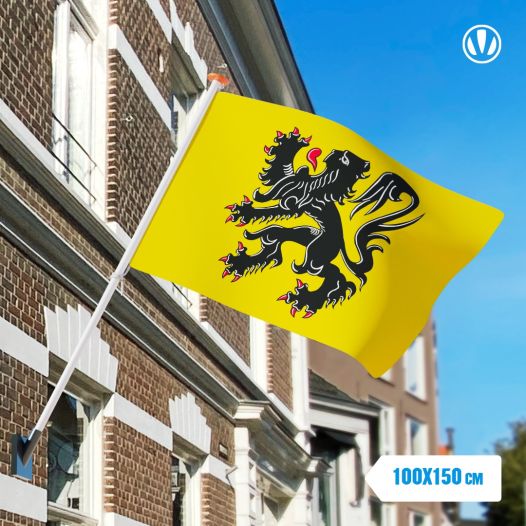 Vlag Vlaanderen 100x150cm Gevelvlag