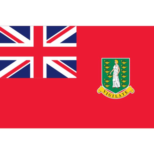 vlag Britse Maagdeneilanden - Koopvaardij 200x300cm