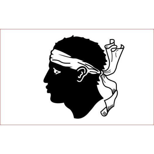 Vlag Corsica 100x150cm - Spunpoly