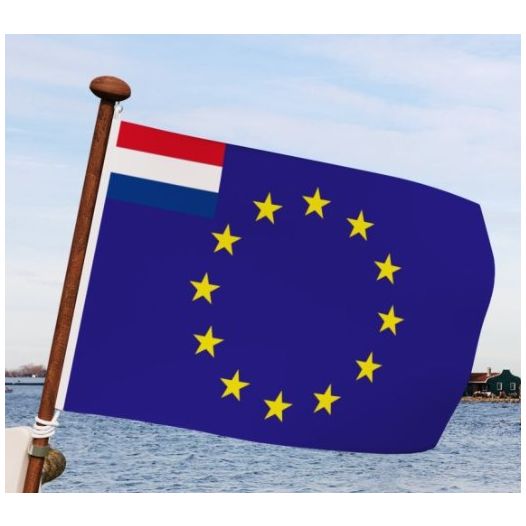 Vlag Europese Unie met Inzet Nederland 30x45cm