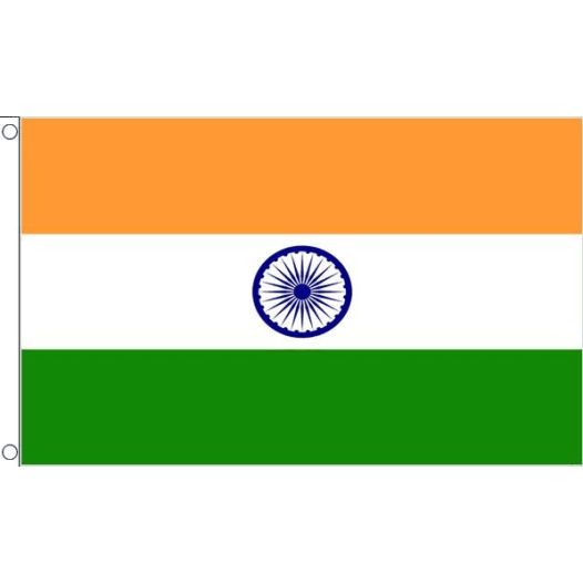 vlag India 60x90cm Best Value voordelige Indiase vlaggen kopen