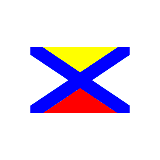 Vlag Katwijk 30x45cm