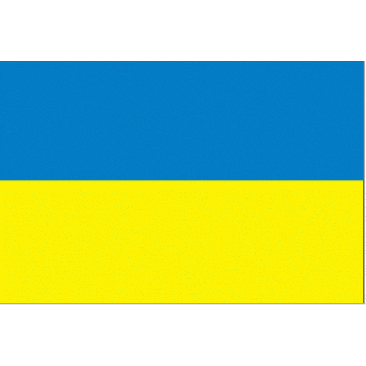 vlag Oekraïne 80x120cm - Spunpoly