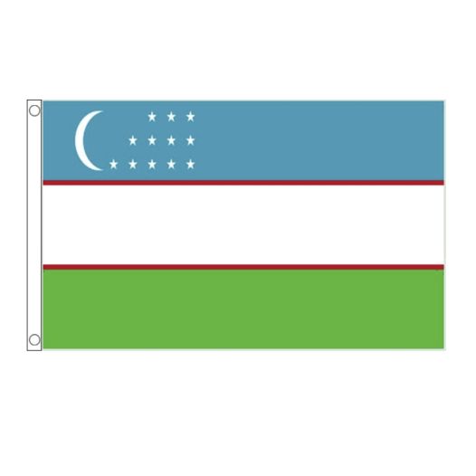 Vlag Oezbekistan 150x240 cm