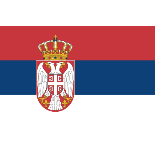 Servische vlag 70x100cm - Spunpoly