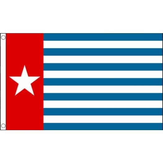 vlag West Papoea ofwel Morgenster 90x150cm