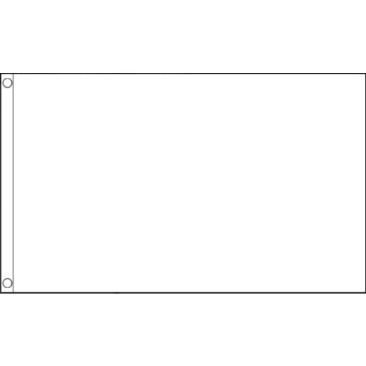 Witte vlag 150x240cm | Best Value