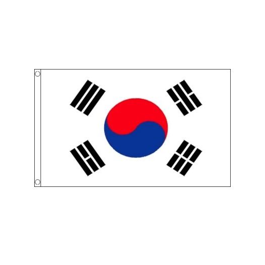 Vlag Zuid Korea 150x225cm
