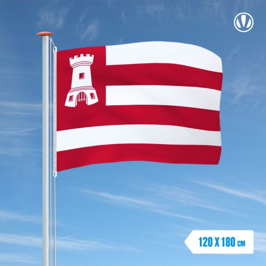 Vlag gemeente Alkmaar 150x225cm | Alkmaarse vlaggen