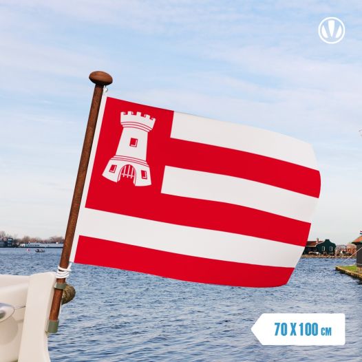 Vlag gemeente Alkmaar 70x100cm | Alkmaarse vlaggen