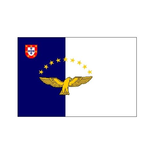 Vlag Azoren 30x45 cm