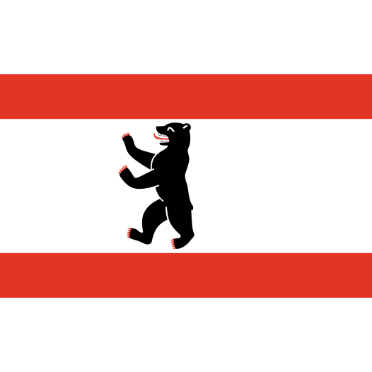 Vlag Berlijn 200x300cm