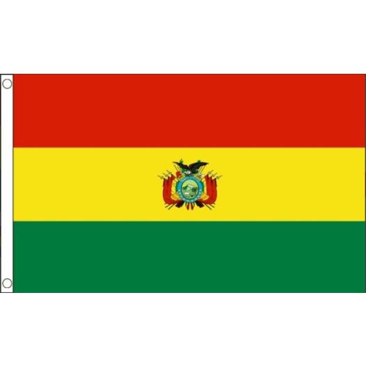 Vlag Bolivia met wapen 90x150cm | Best Value