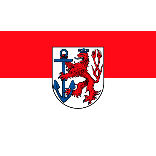 Vlag Düsseldorf 150x225cm