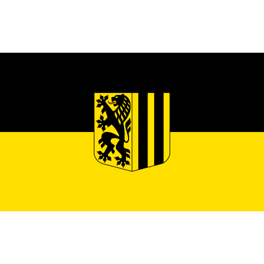 Vlag Dresden 100x150cm