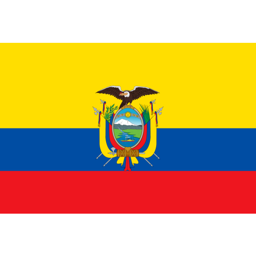 Vlag Ecuador 300x450cm