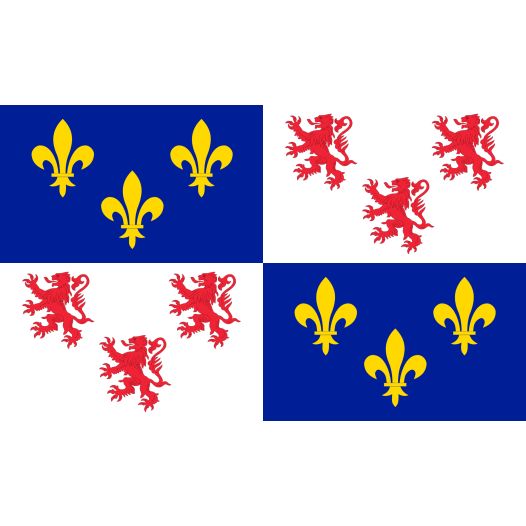 Vlag Picardië 100x150cm