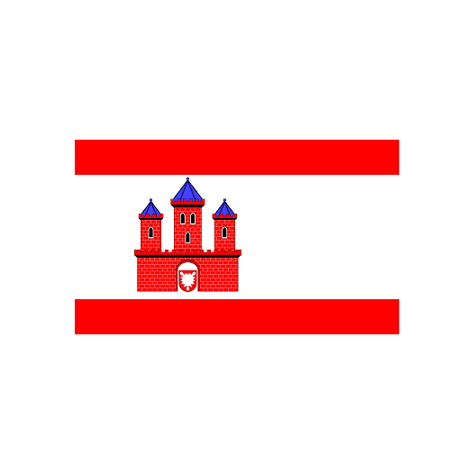 Vlag Rendsburg 200x300cm