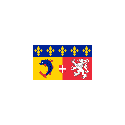 Vlag Rhône-Alpes 100x150cm