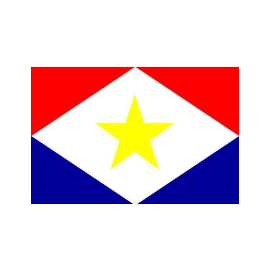 Vlag Saba 30x45 cm