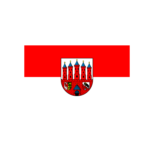 Vlag Zerbst 200x300cm