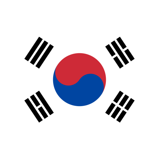 Vlag Zuid-Korea 300x450cm