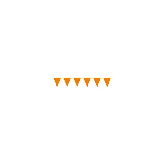 Vlaggenlijn Oranje - 30 meter | Plastic