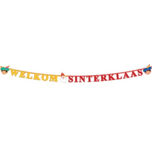 Letterslinger Welkom Sinterklaas - 2,3m