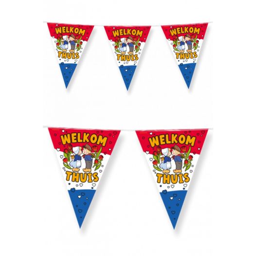 Vlaggenlijn welkom thuis