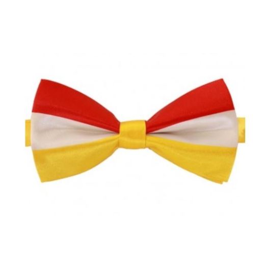 Vlinderstrik Rood Wit Geel Oeteldonk