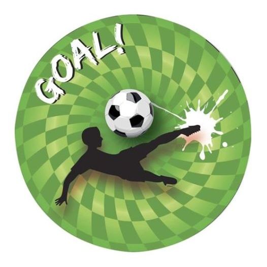 Borden Voetbal Bordjes Goal papier