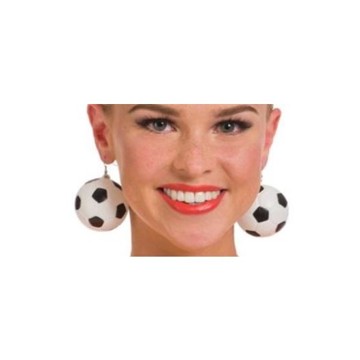 Voetbal oorbellen