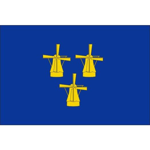Voormalige vlag Papendrecht 30x45cm
